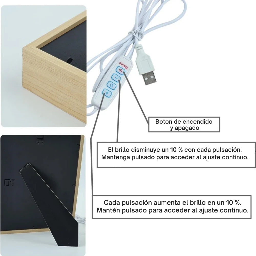 CUADRO LED SERIE ANIME